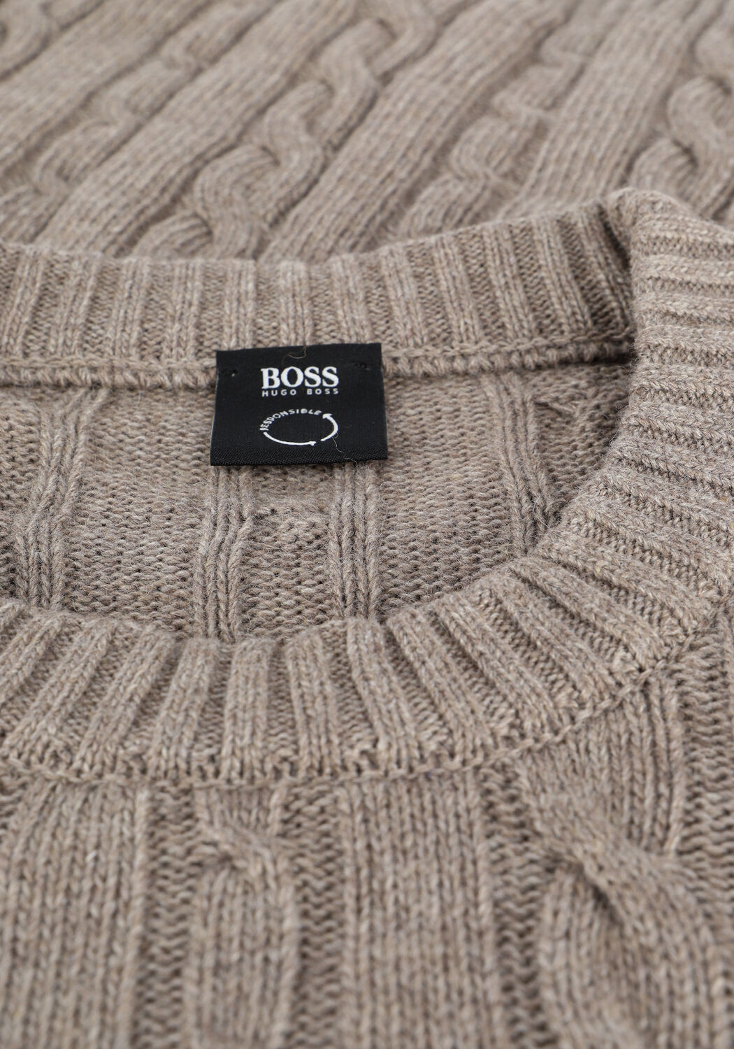 Taupe BOSS Pullover NAMAZIO 10237252 - large