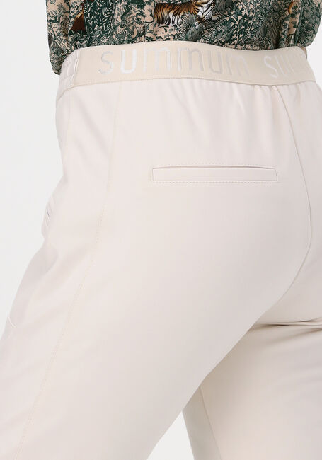 Weiße SUMMUM Schlaghose TROUSERS PUNTO MILANO - large