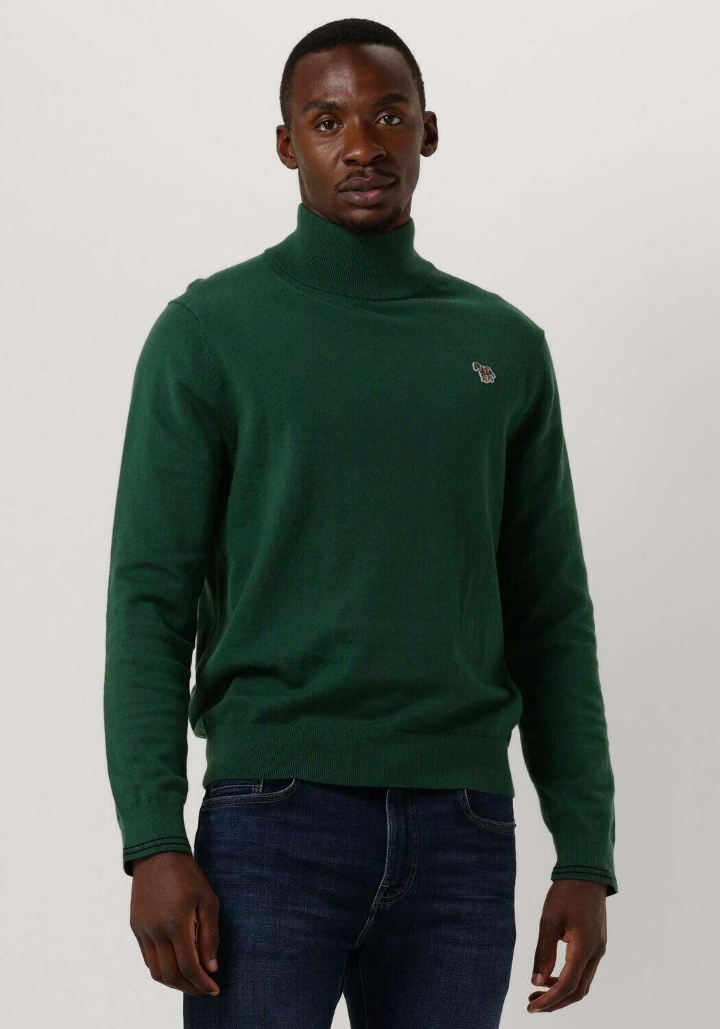 Gr ne PS PAUL SMITH Rollkragenpullover MENS SWEATER ROLL NECK ZEB