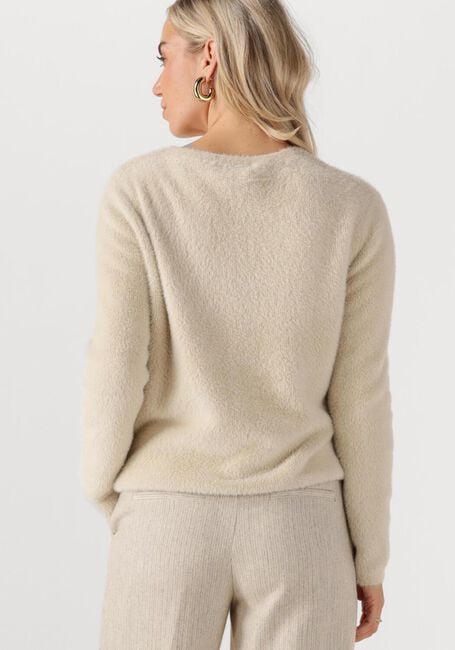 Ecru SIMPLE Pullover KNIT-FEATHER-MET-25-3 - large