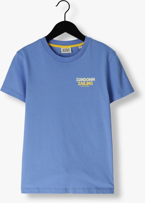 Blaue SCOTCH & SODA T-shirt COTTON IN CONVERSION ARTWORK T-SHIRT - large