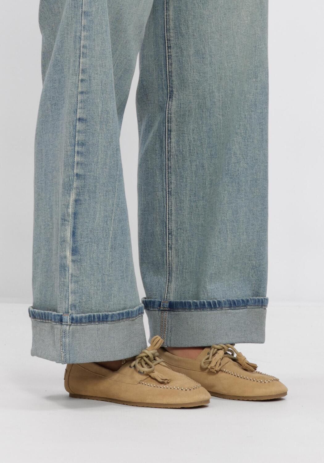 Camelfarbene SHABBIES Mokassins CISKA MOCCA - large