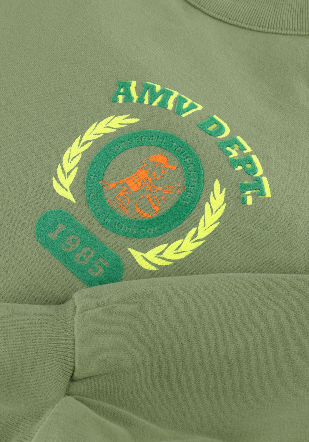 Gr&uuml;ne AMERICAN VINTAGE Sweatshirt FAZY 1 - large