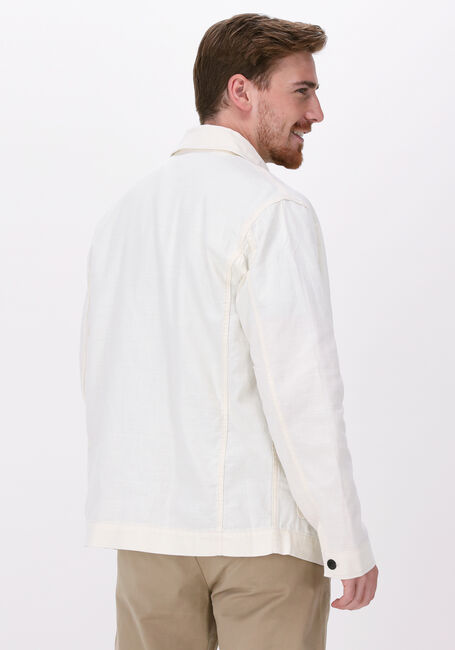 Ecru SELECTED HOMME Overshirt SLHMOLTON JACKET - large