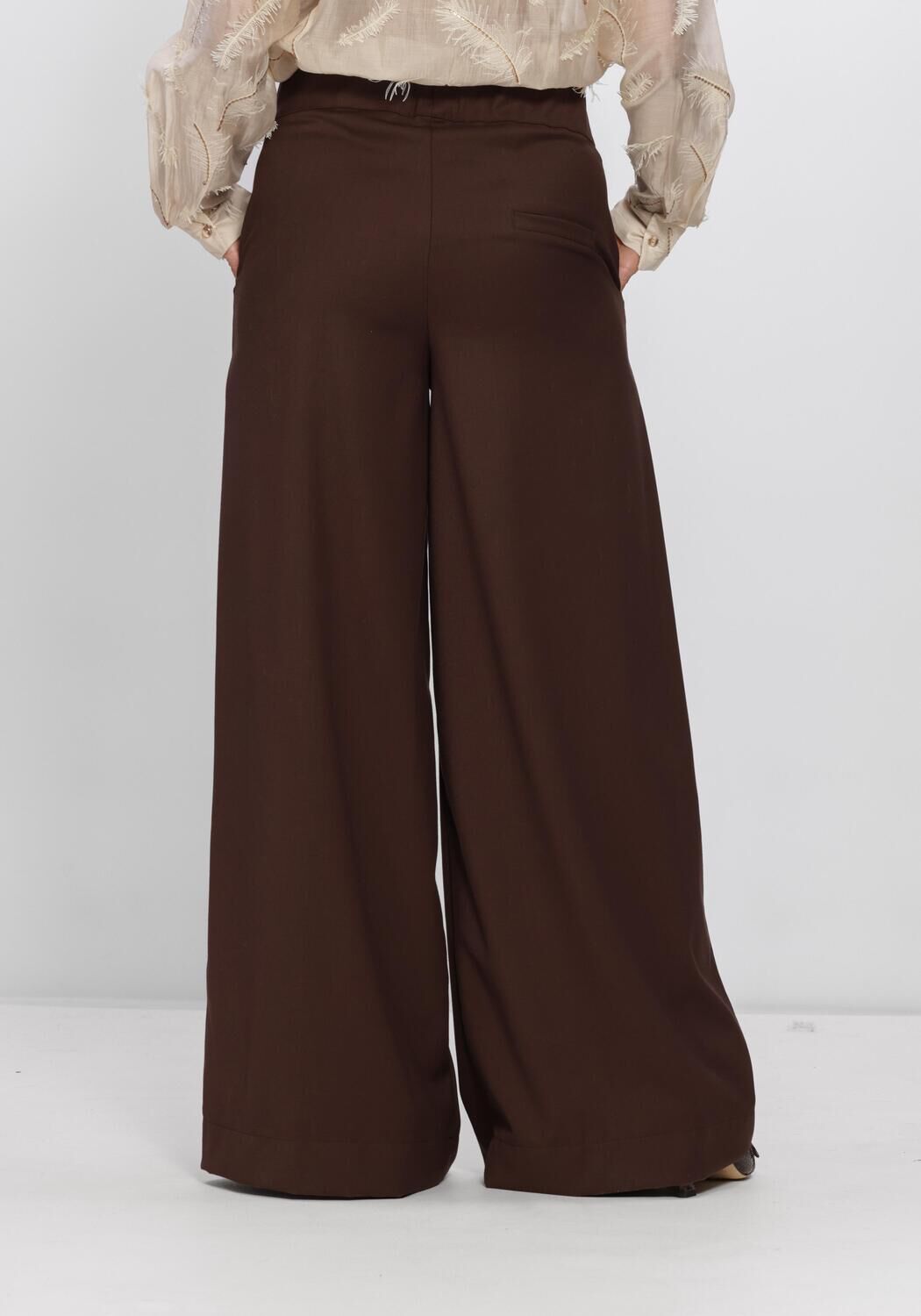 Braune NUKUS Weite Hose LIEVE PANTS - large