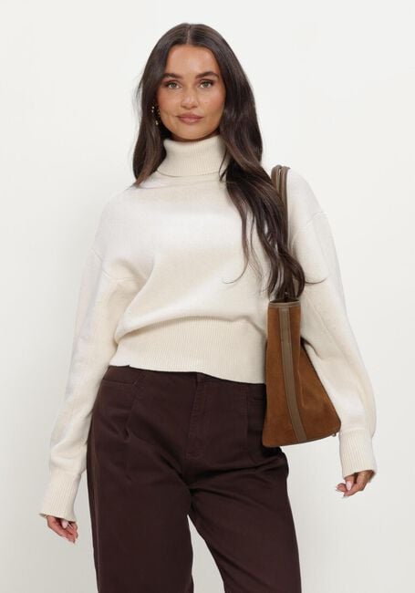 Creme SELECTED WOMEN Rollkragenpullover SLWELLIE LS KNIT ROLL NECK - large
