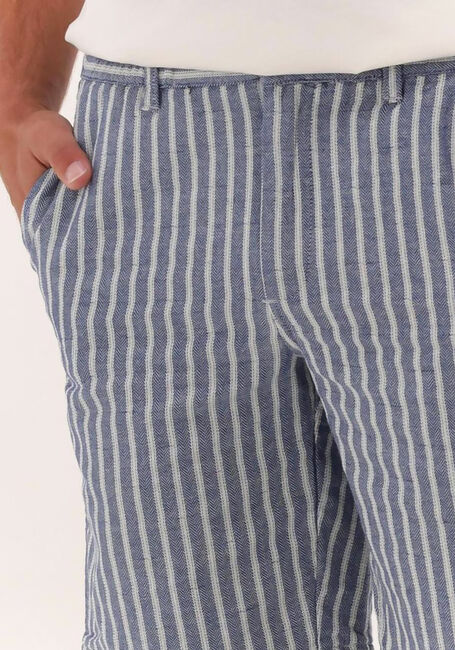 Blaue ANERKJENDT Kurze Hose AKLT JOHN STRIPE SHORTS - large