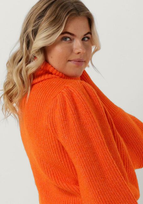 Orangene COLOURFUL REBEL Rollkragenpullover TANI KNITTED ROLL NECK SWEATER - large