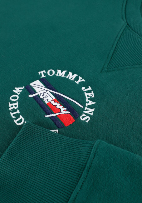 Grüne TOMMY JEANS Sweatshirt TJM TIMELESS TOMMY 2 CREW - large