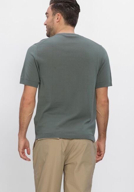 Gr&uuml;ne SELECTED MEN Polos & T-Shirts SLHTORINO SS KNIT CREW NECK  NOOS - large