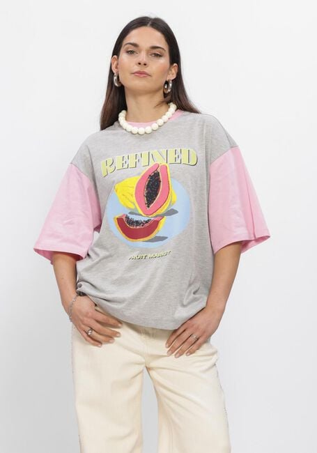 Graue REFINED DEPARTMENT T-shirt LOUI 9986 - large