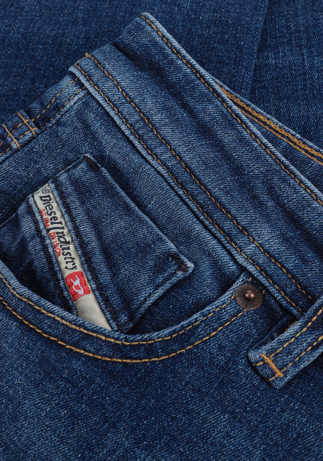 Dunkelblau DIESEL Straight leg jeans 2004 D-JOY - large