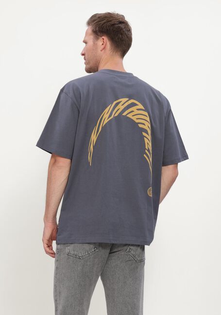 Dunkelgrau WOODBIRD T-shirt WBBAINE WARP TEE - large