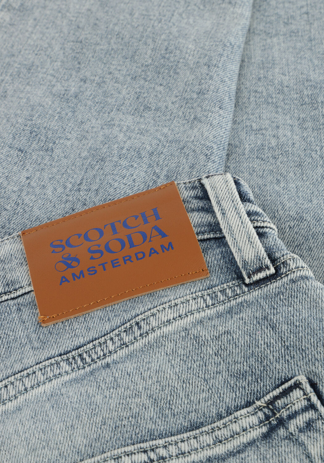 Hellblau SCOTCH & SODA Slim fit jeans CORE THE ZEE STRAIGHT JEANS - large