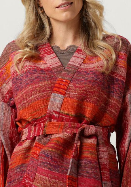 Rote SISSEL EDELBO Kimono UNA JACKET WOVEN BLANKET - large