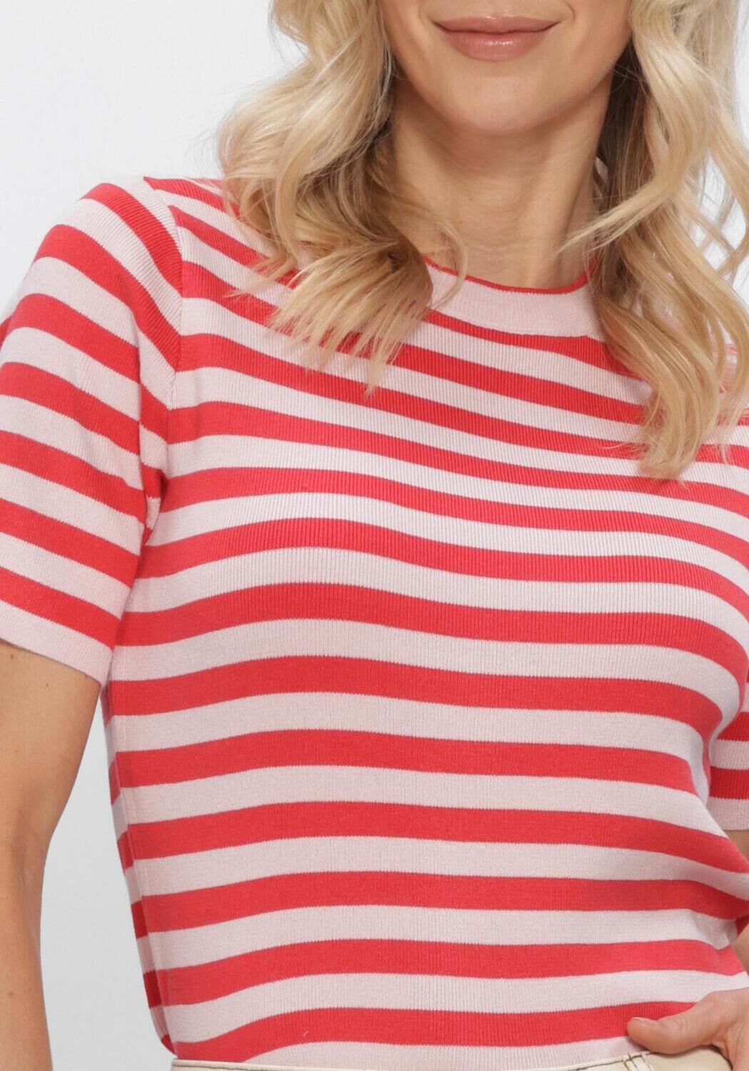 Lila OBJECT Top OBJESTER S/S NEW KNIT PULLOVER - large