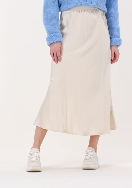 Beige SUMMUM Midirock SKIRT SATIN - large