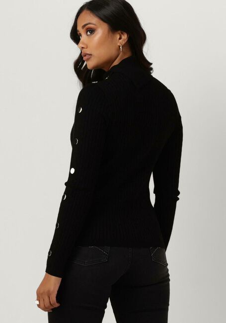 Schwarze LIU JO Rollkragenpullover ECSMAGLIA CHIUSA M/L RIB+TWIST - large