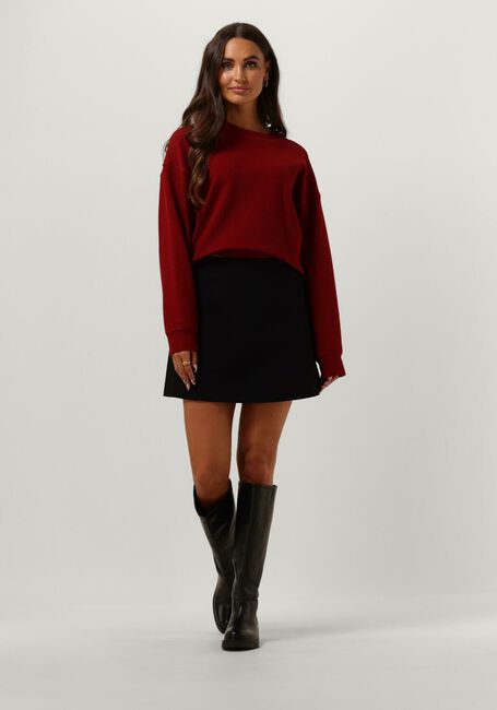 Rote VANILIA Sweatshirt HERRINGBONE SWEAT - large