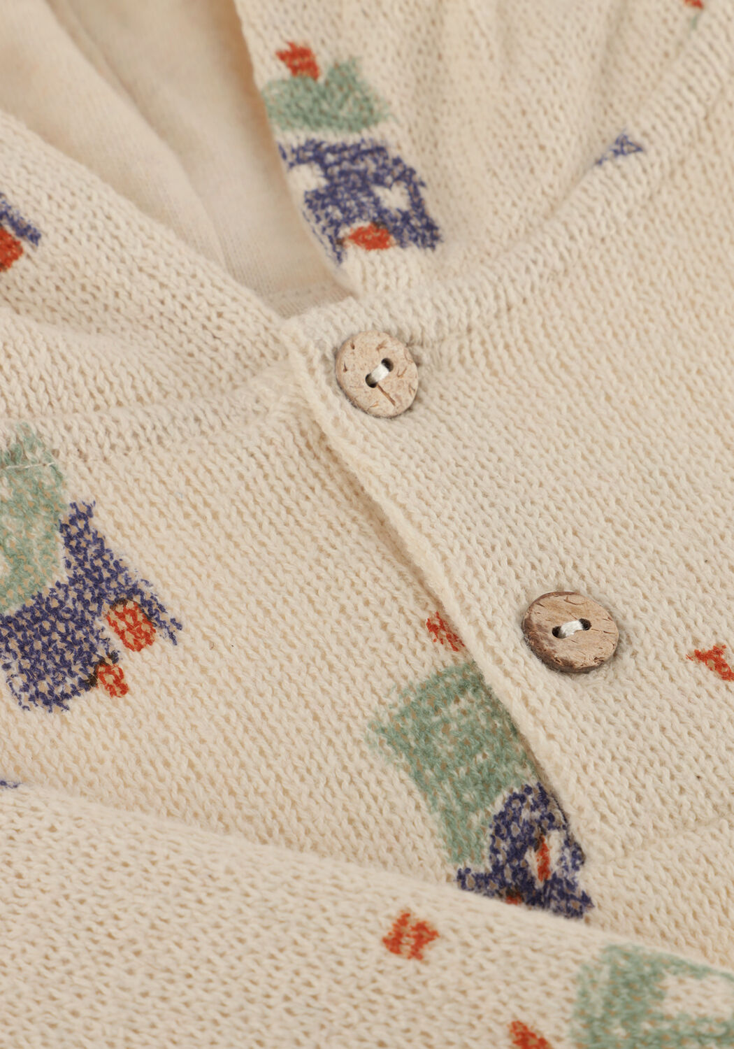 Ecru PLAY UP Pullover PRINTED JERSEY SWEATER B - large