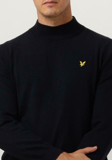 Dunkelblau LYLE & SCOTT Rollkragenpullover ROLL NECK JUMPER - large