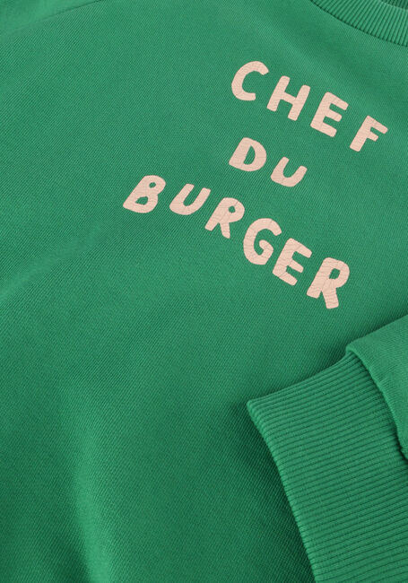 Grüne Sproet & Sprout Sweatshirt SWEATSHIRT RAGLAN CHEF DU BURGER - large