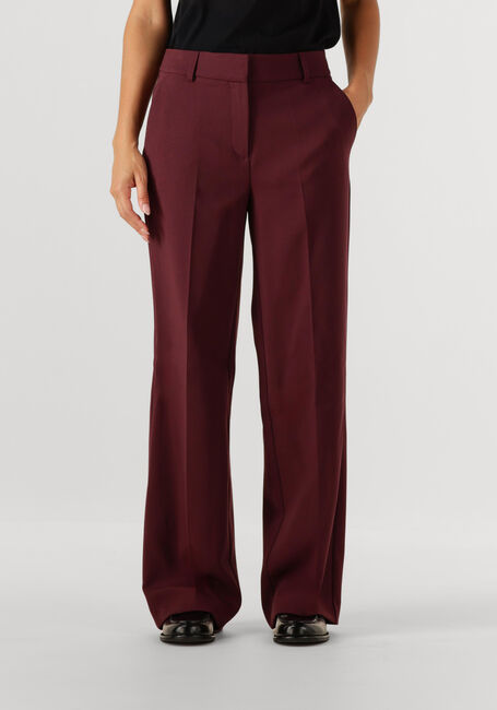 Bordeaux SELECTED FEMME Hose SLFRITA MW WIDE PANT MEL - large
