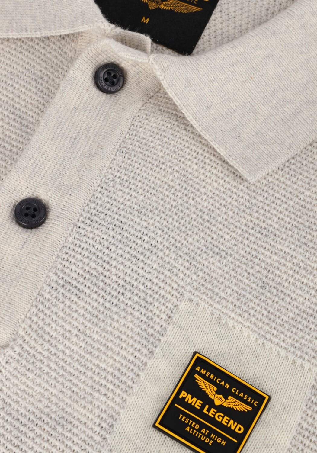 Wei&szlig;e PME LEGEND Polo-Shirt SHORT SLEEVE POLO COTTON - large