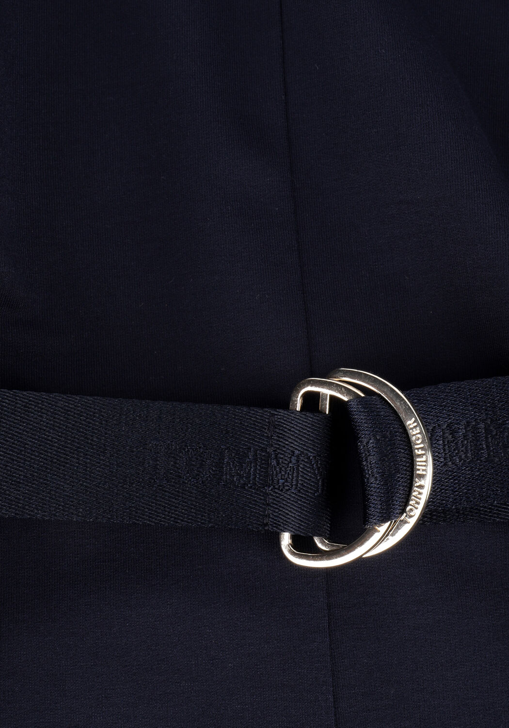 Dunkelblau TOMMY HILFIGER Midikleid REG VIS SHIRT MIDI DRESS 3/4 SLV - large