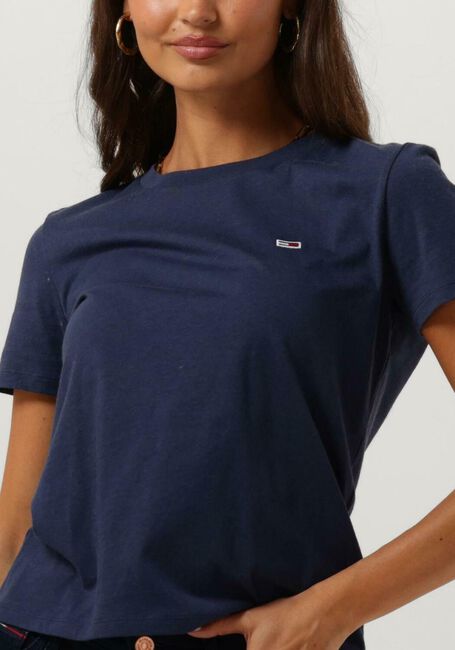 Blaue TOMMY JEANS T-shirt TJW REGULAR JERSEY C NECK - large