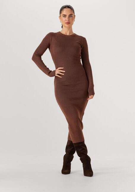 Braune SILVIAN HEACH Maxikleid MIDI DRESS SZABO - large