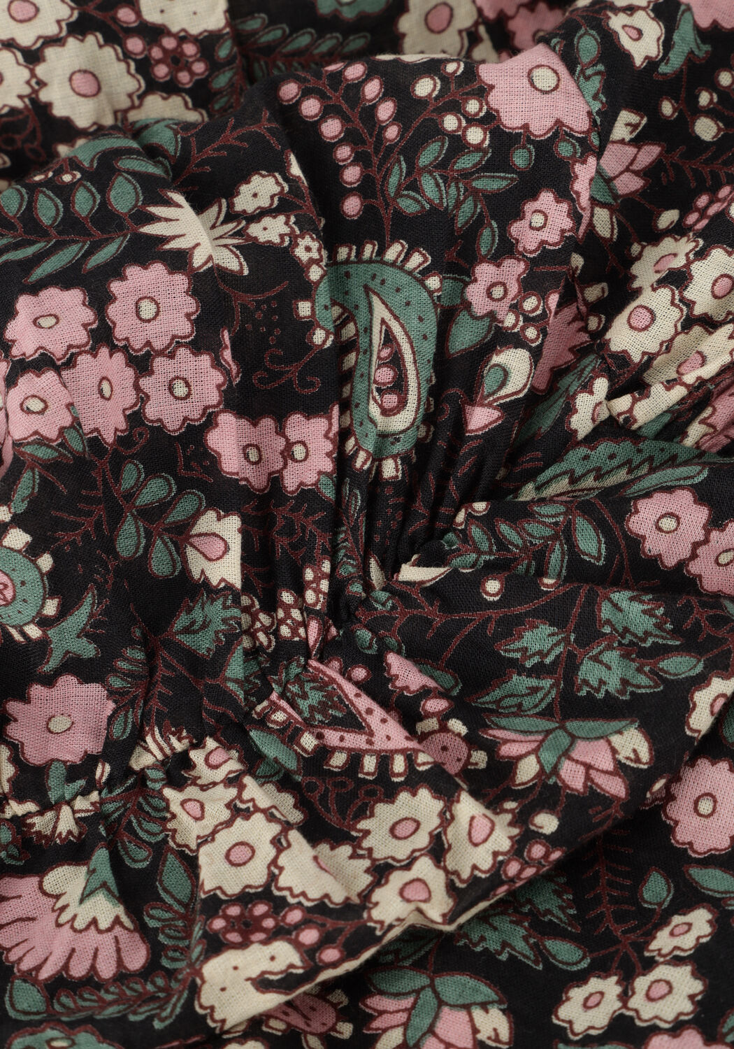 Schwarze ANTIK BATIK Blusen HELENA BLOUSE - large