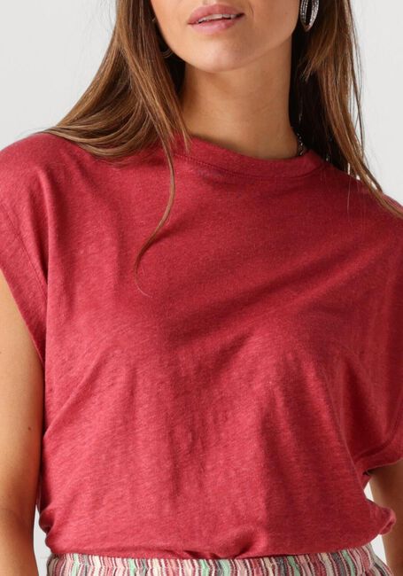 Rote BY-BAR Top MASON LINNEN TOP - large