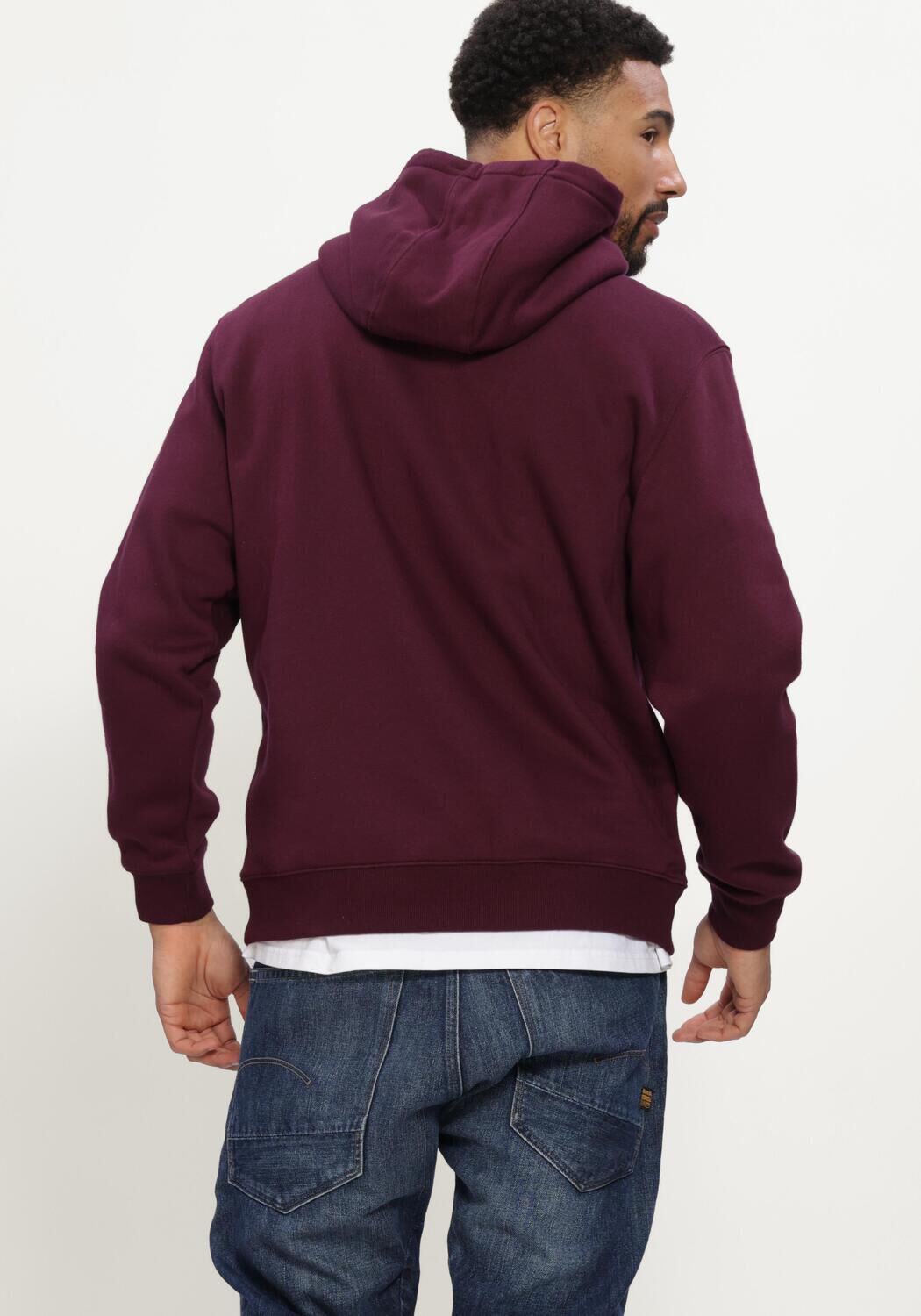 Bordeaux TOMMY JEANS Sweatshirt TJM REG S FLAG HOODIE EXT - large