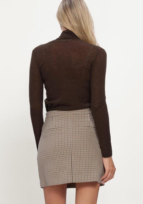 Braune SELECTED WOMEN Top SLWVENDY WOOL LS KNIT ROLL NECK - large