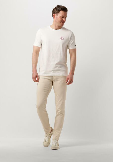 Nicht-gerade weiss CAST IRON T-shirt SHORT SLEEVE R-NECK REGULAR FIT COTTON - large