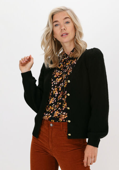 Schwarze FABIENNE CHAPOT Strickjacke SALLY CARDIGAN LONG SLEEVE - large