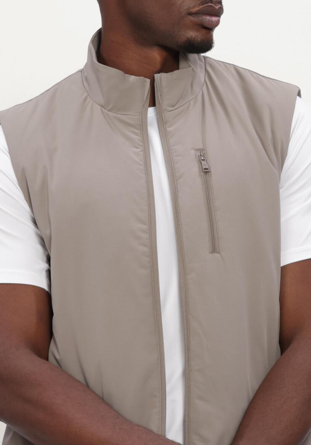 Beige AIRFORCE Polos & T-Shirts LEX BODYWARMER - large