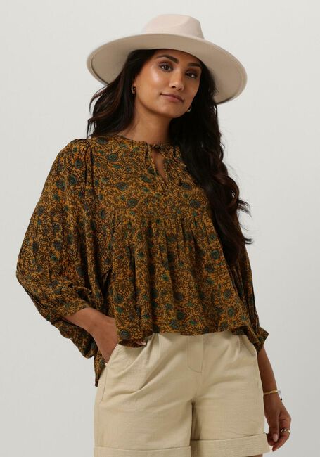 Mehrfarbige/Bunte SISSEL EDELBO Bluse ANGELINA SILK TOP - large
