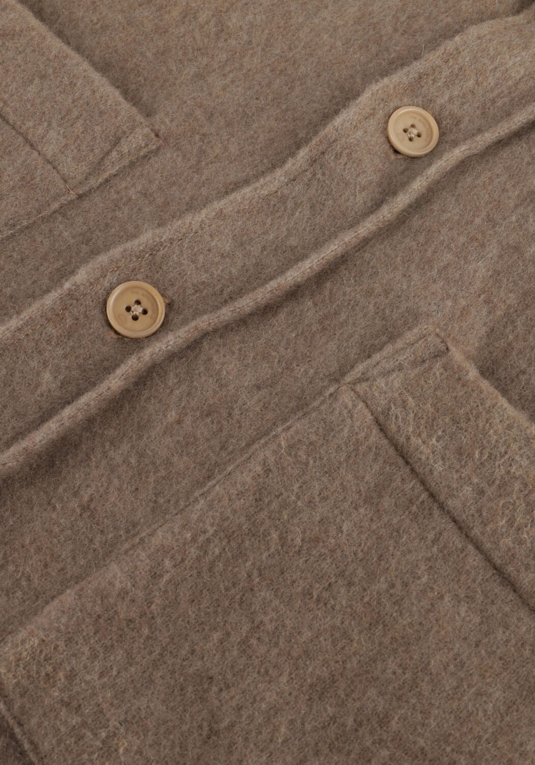 Beige THE GOODPEOPLE Overshirt SAMUEL - large