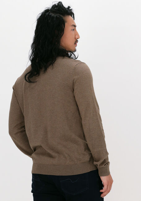 Braune SELECTED HOMME Rollkragenpullover SLHBERG ROLL NECK NOOS - large