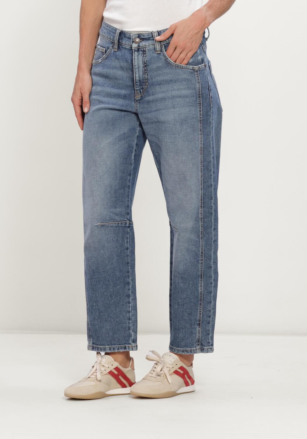 Blaue CAMBIO Wide jeans ELIA - large