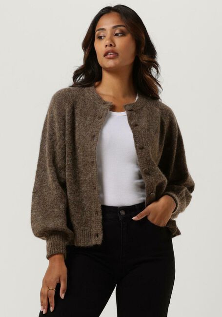 Braune MSCH COPENHAGEN Strickjacke MAIMEE MOHAIR CARDIGAN - large
