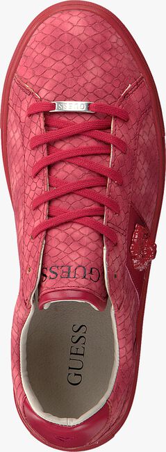 Rote GUESS Sneaker low LUISS B PRINTED ECO LEATHER - large