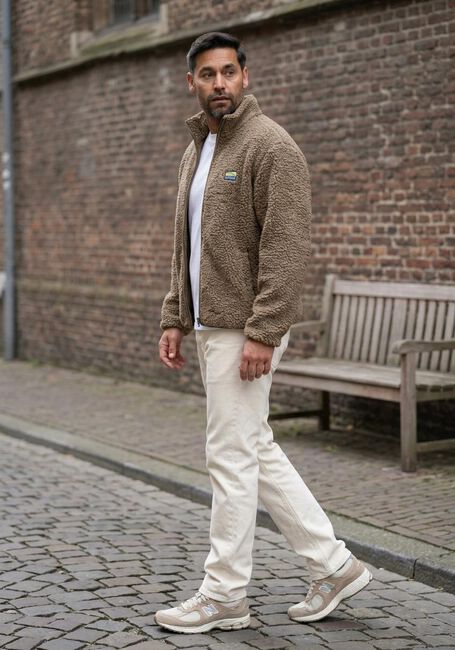 Braune AMERICAN VINTAGE Strickjacke HOKTOWN ZIP - large