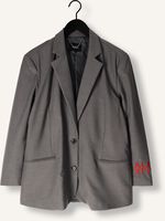 Graue ALIX THE LABEL Blazer LADIES WOVEN CLEAN BLAZER Graue ALIX THE LABEL Blazer LADIES WOVEN CLEAN BLAZER - medium