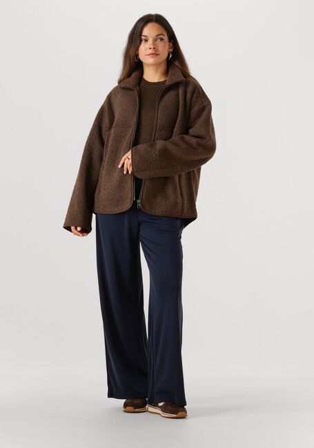 Braune MSCH COPENHAGEN Teddy-Jacke MSCHLETHA JACKET - large