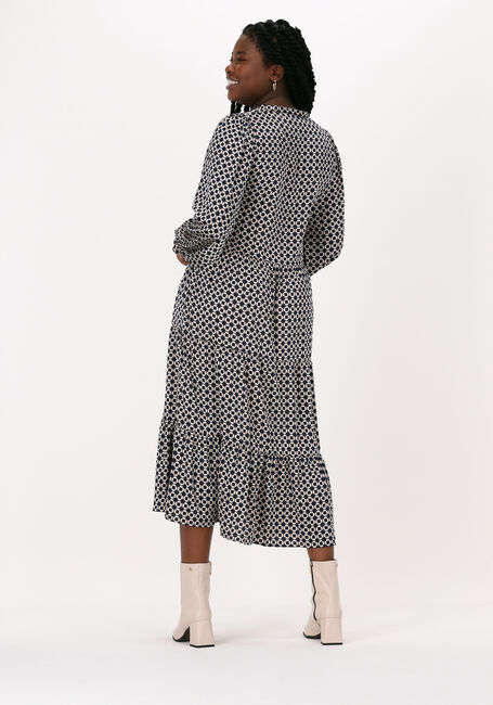 Dunkelblau NEO NOIR Midikleid LAYLI SQUARE MIX DRESS - large