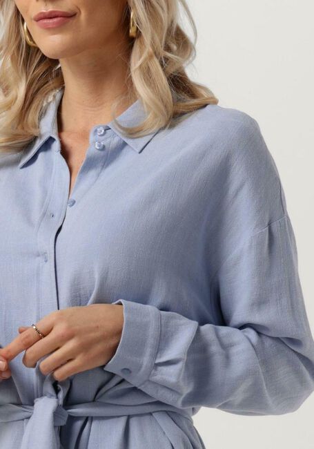 Blaue SELECTED FEMME Minikleid SLFVIVA TONIA LONG LINEN SHIRT - large