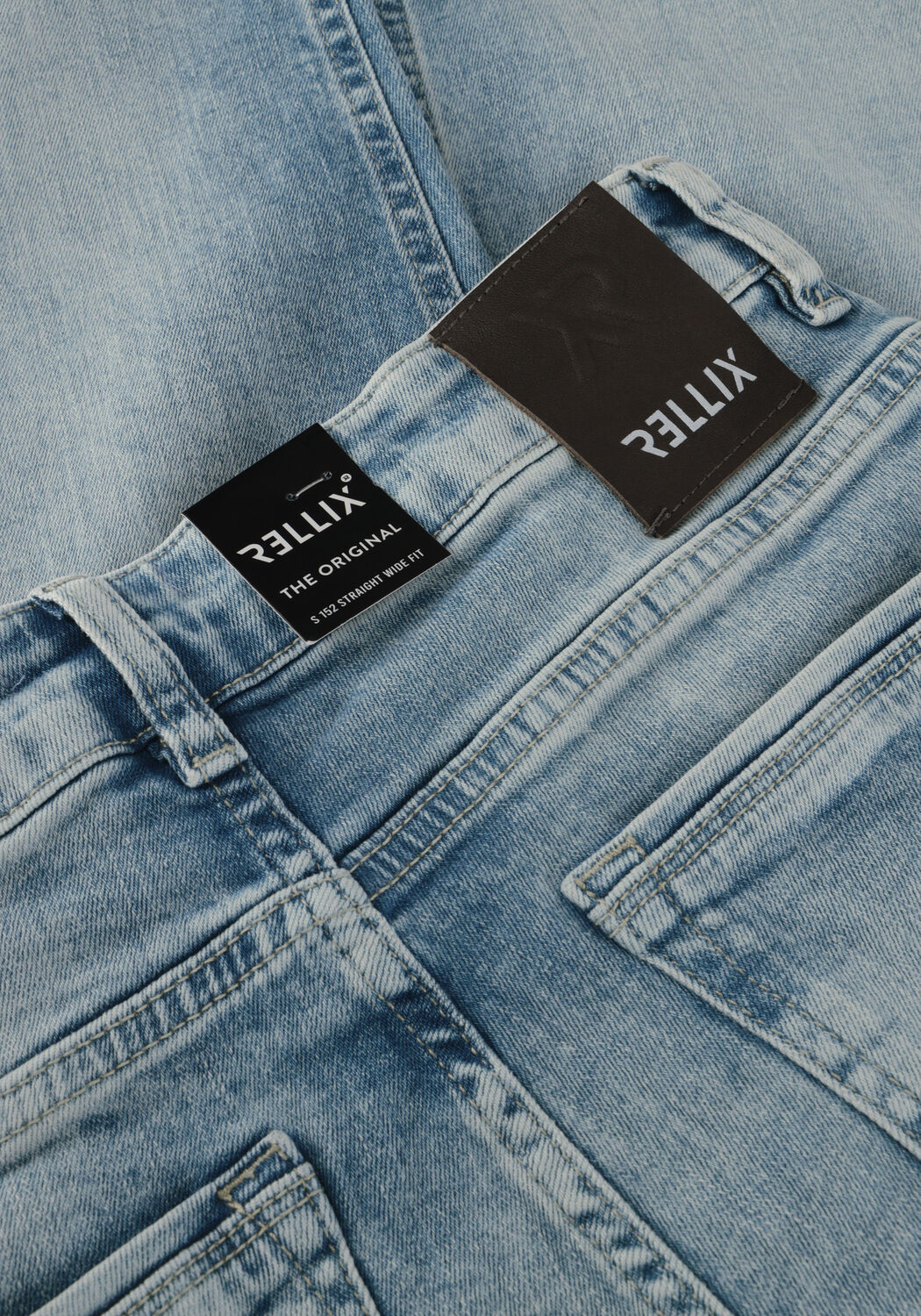 Hellblau RELLIX Straight leg jeans 2616 STRAIGHT WIDE FIT JEANS - large